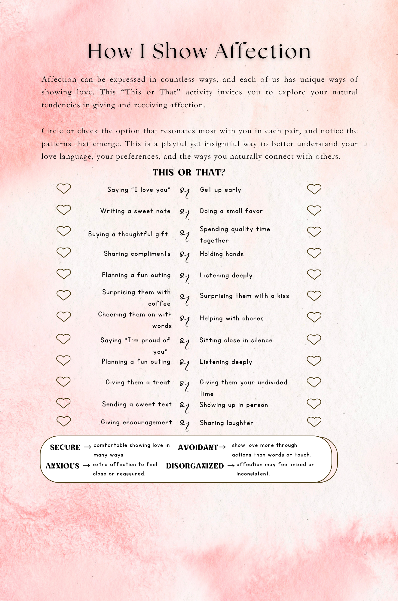 The Relationship Reset Inspirational Workbook The Relationship Reset Workbook