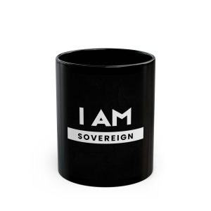 I am Sovereign Black Ceramic Mug (11oz)