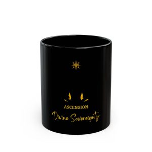 Ascension in Gold Black Mug