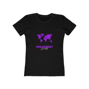 Divine Sovereignty World Remix Neon Purple Tee