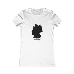 On the Map Germany Black Tee