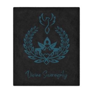Divine Sovereignty Blue Minky Blanket