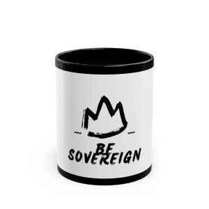 Be Sovereign Black Ceramic Mug