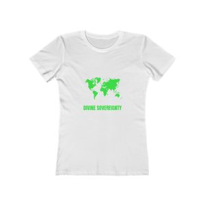 Divine Sovereignty World Remix Neon Green Tee
