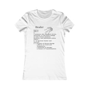 Definition of a Spiritual Healer Black Tee