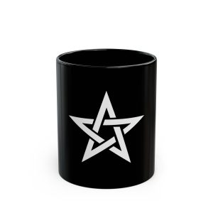 The Pentagram White Ceramic Mug (11oz)