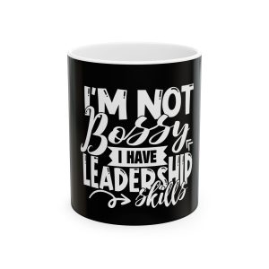 Leadership Black & White Mug