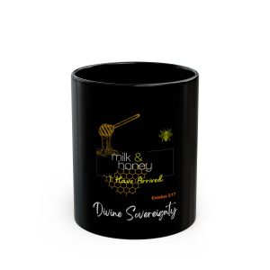 Milk & Honey Black Mug