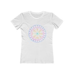 Viking Vegvisir Compass Rainbow Tee