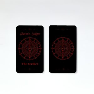 Heaven's Ledger: The Verdict Cards (2.75" × 4.75")