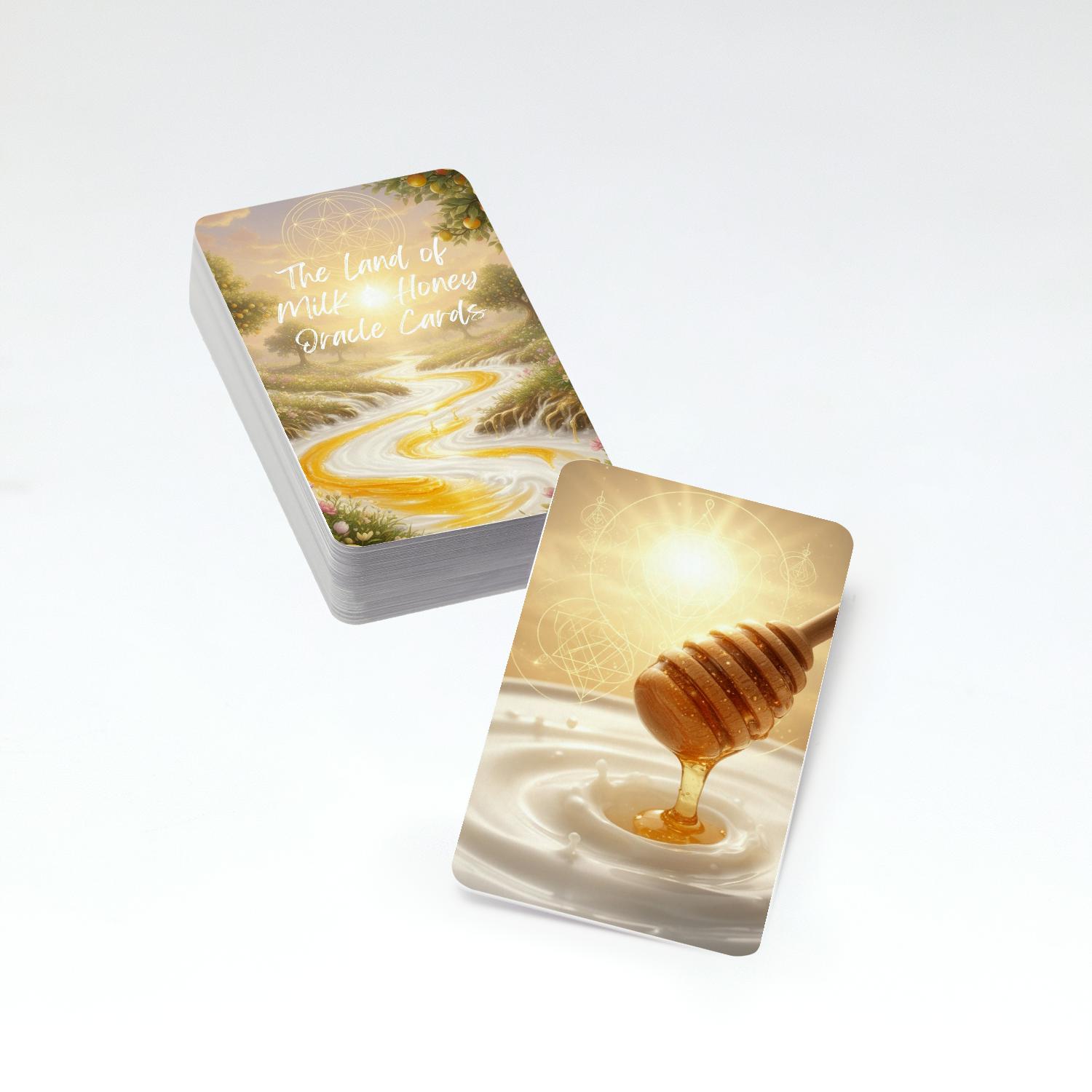 Land of Milk & Honey Oracle Cards (2.75" × 4.75") Land of Milk & Honey Oracle