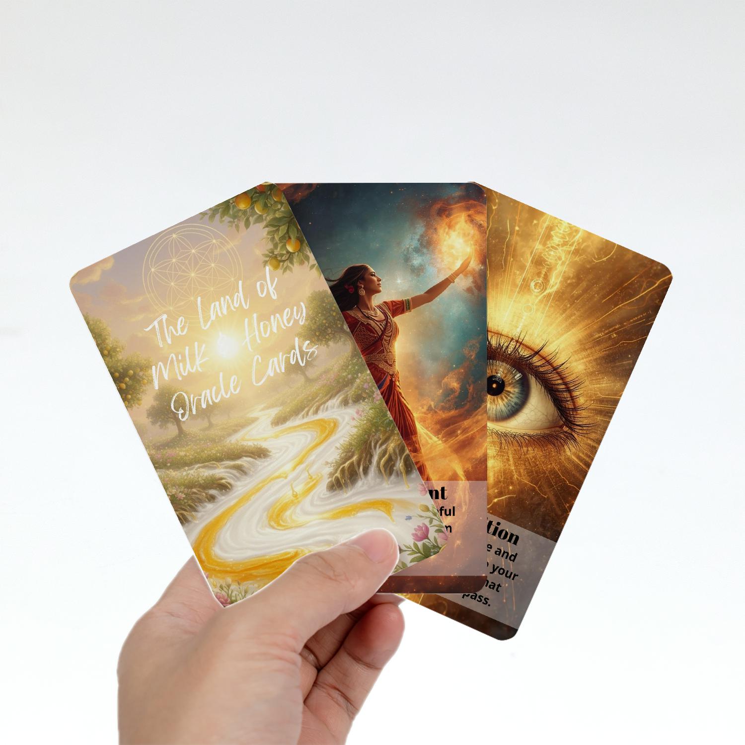 Land of Milk & Honey Oracle Cards (2.75" × 4.75") Land of Milk & Honey Oracle
