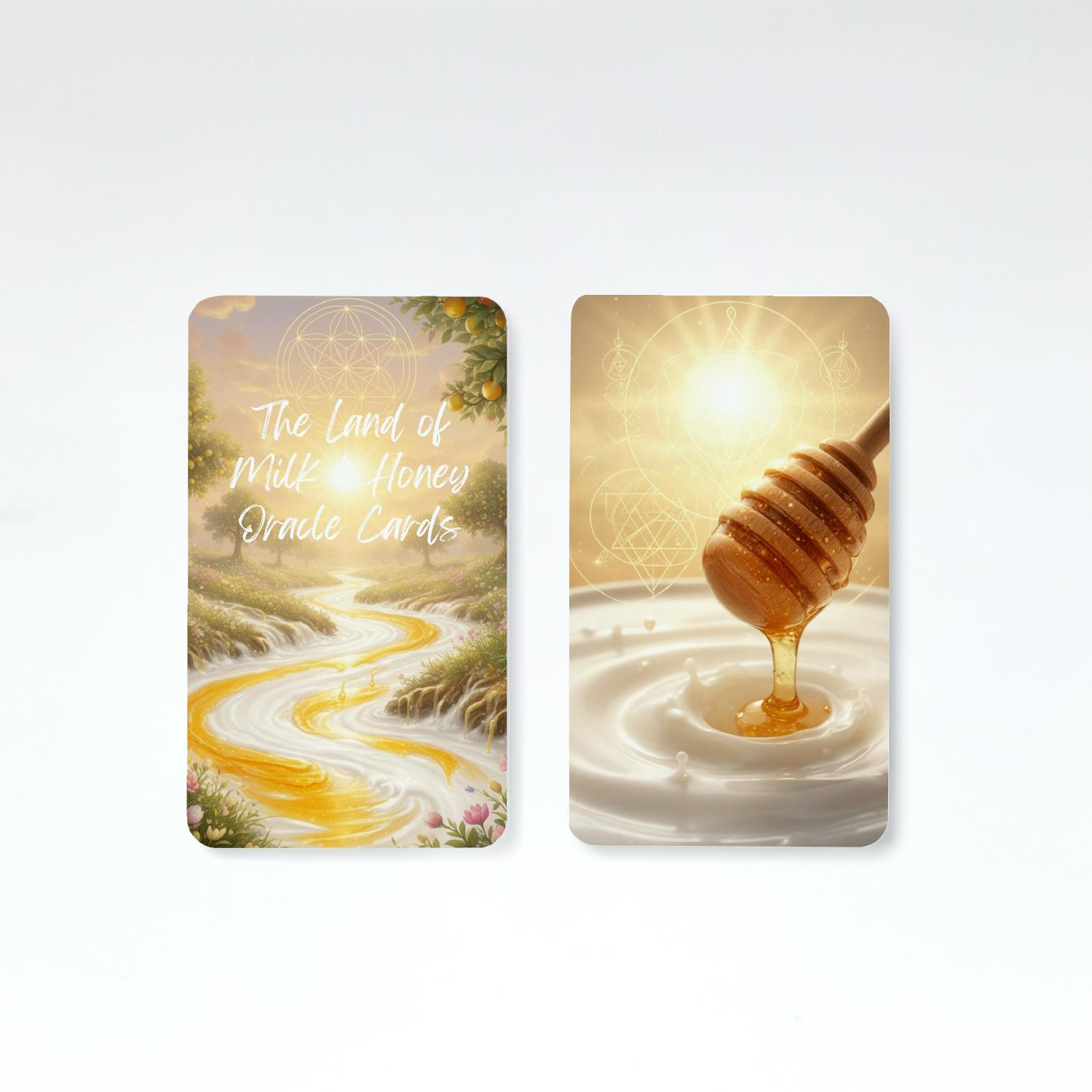 Land of Milk & Honey Oracle Cards (2.75" × 4.75") Land of Milk & Honey Oracle