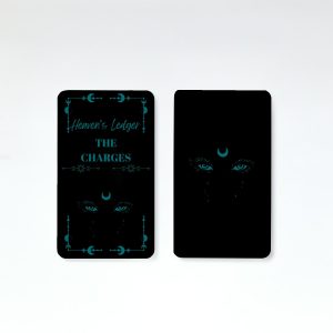 Heaven's Ledger: The Charges Cards (2.75" × 4.75")